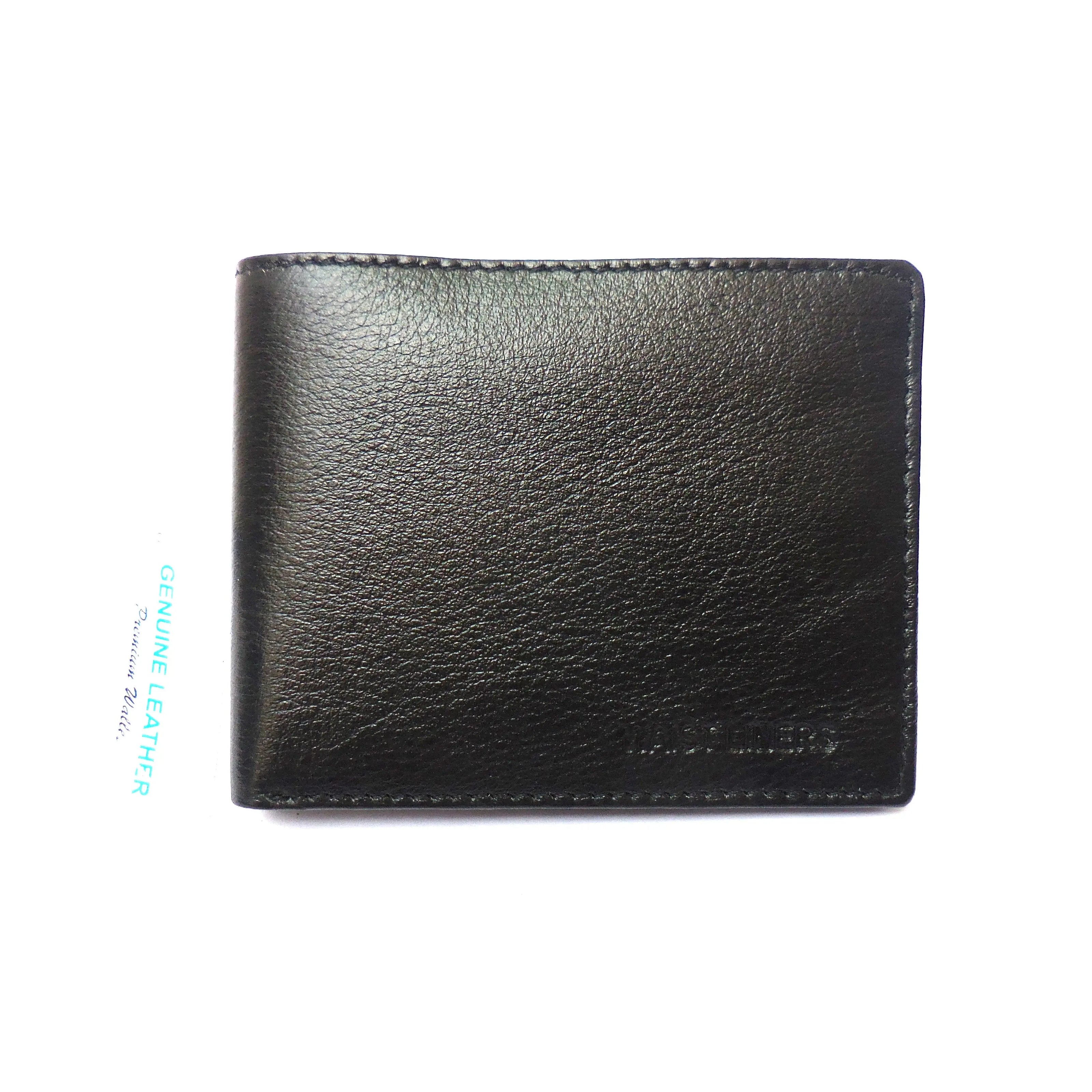 Bifold Daily Black & Brown Wallet - LeatherADDA.COM