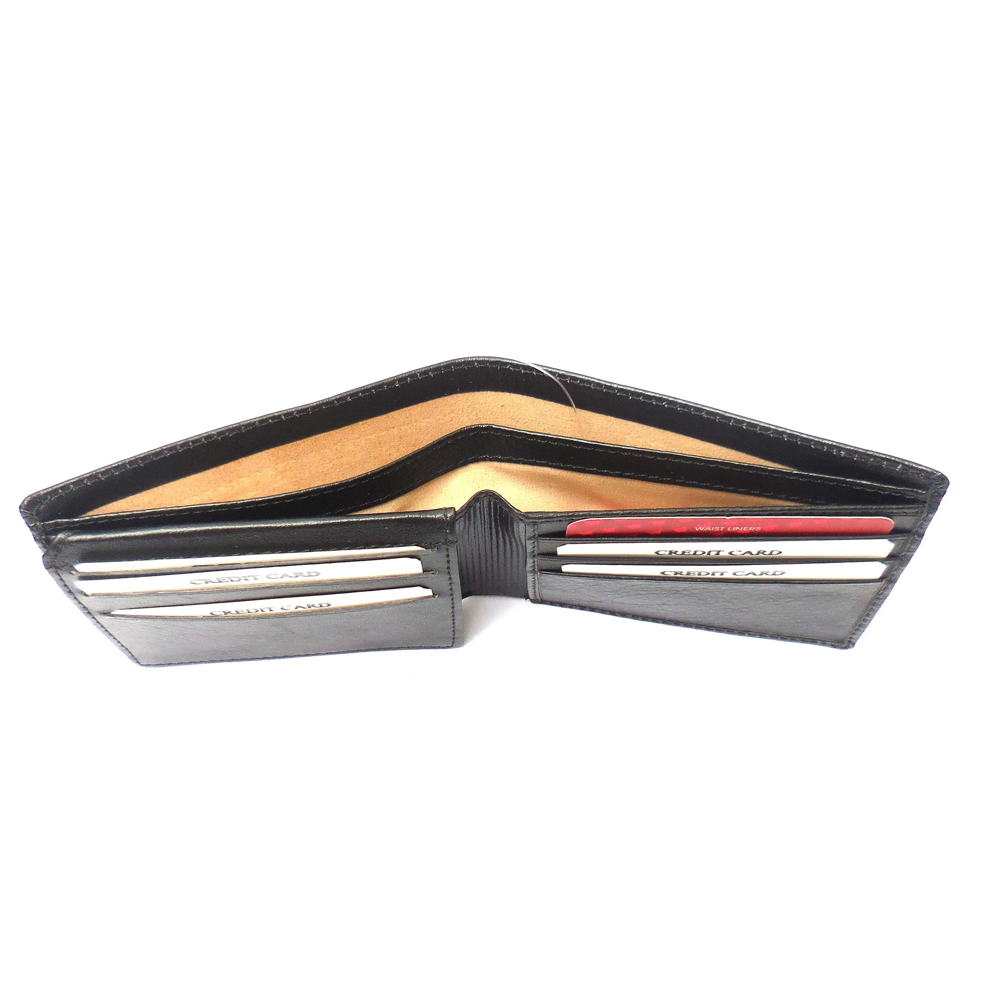 Bifold Daily Black & Brown Wallet - LeatherADDA.COM
