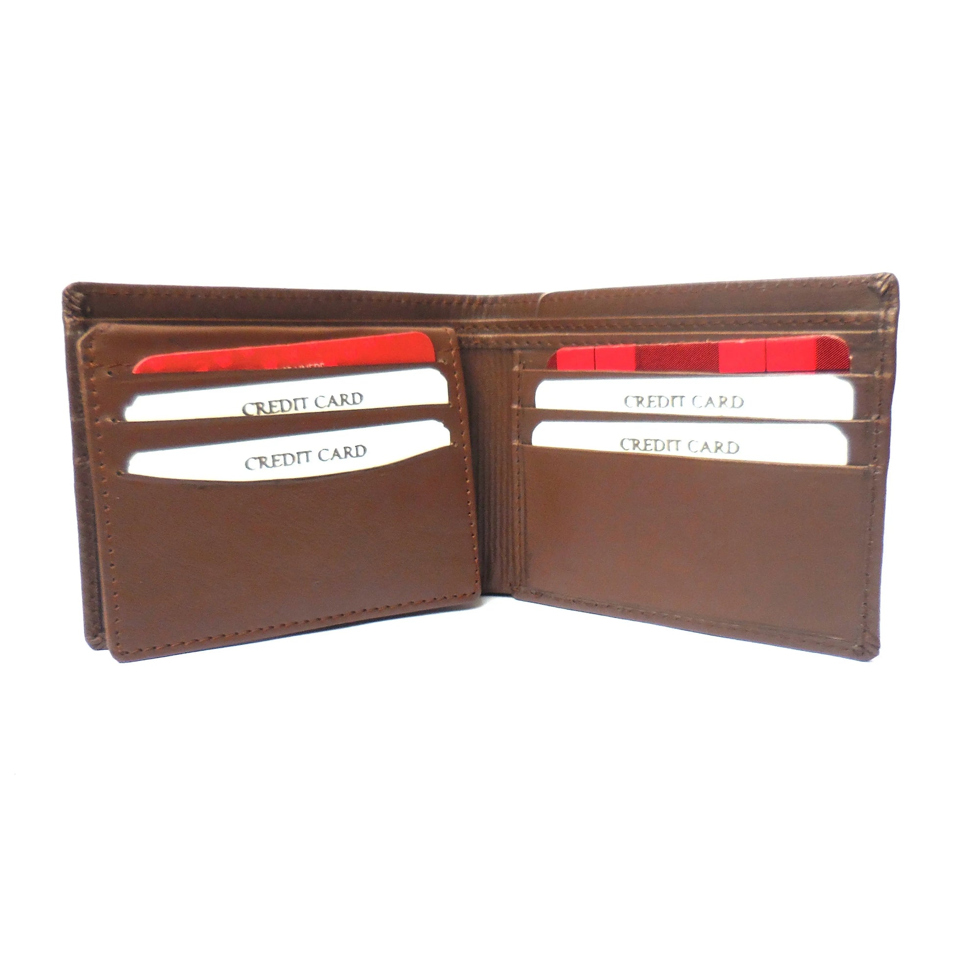 Bifold Daily Black & Brown Wallet - LeatherADDA.COM