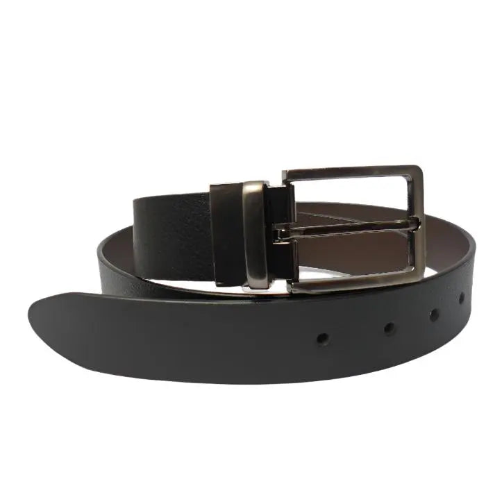 Reversible 2-in-1 Black & Brown Belt - LeatherADDA.COM