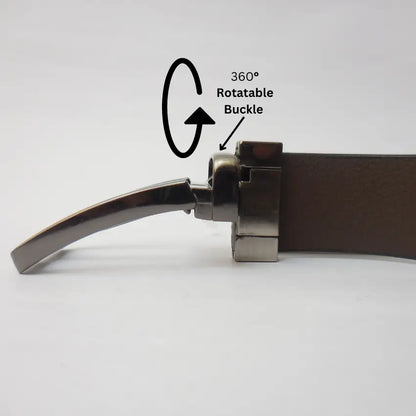 Reversible 2-in-1 Black & Brown Belt - LeatherADDA.COM