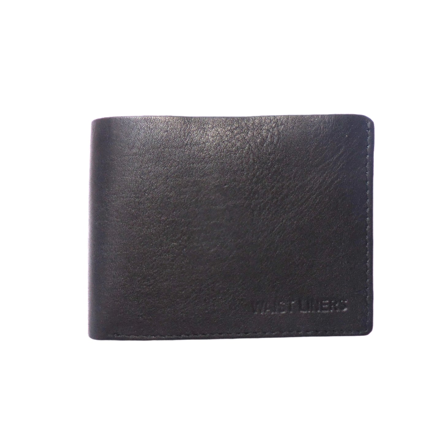 Compact Black Leather Wallet - LeatherADDA.COM