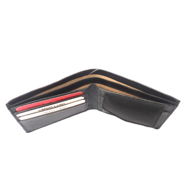 Compact Black Leather Wallet – LeatherADDA.COM